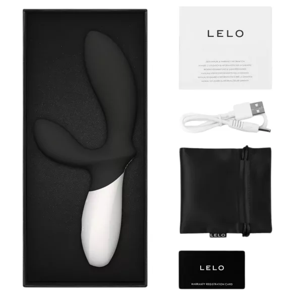 LELO Loki Wave 2 - wibrujący masażer prostaty - akumulator, wodoodporny, czarny