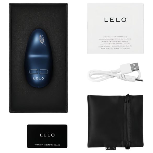 LELO - wibrator łechtaczkowy ładowany USB wodoodporny niebieski