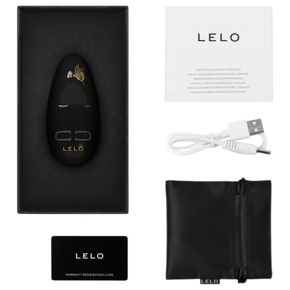 LELO - wibrator łechtaczkowy wodoodporny ładowany USB czarny