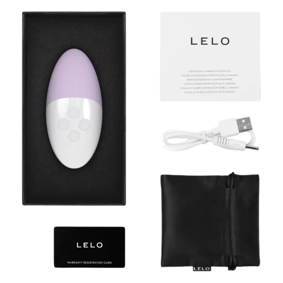 LELO Siri 3 - wibrator łechtaczki reagujący na dźwięk - silikon fioletowy