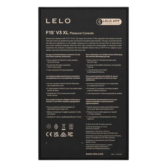 LELO Siri 3 - wibrator łechtaczki reagujący na dźwięk - silikon fioletowy