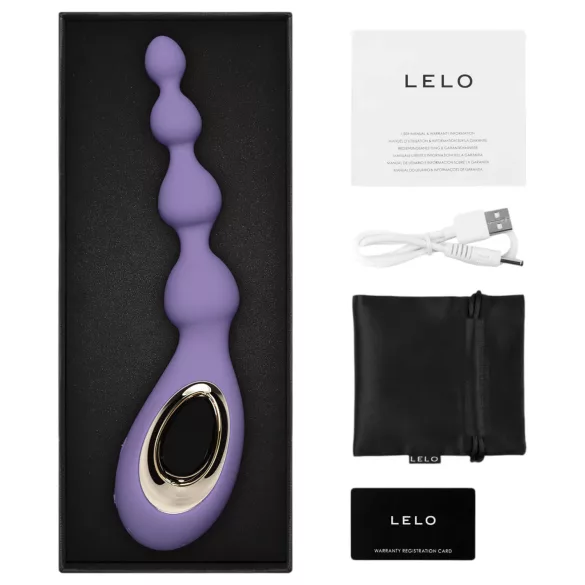 LELO Soraya Beads - wibrujący korek analny