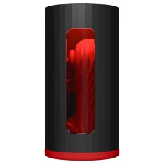 LELO F1s V3 - masturbator interaktywny - silikon - czerwony