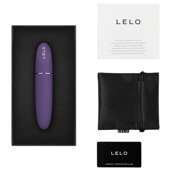 LELO Mia 3 - wibrator mini do torebki - silikon fioletowy