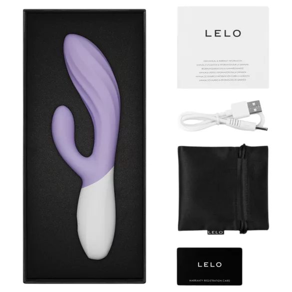 LELO INA Twist - wibrator punktu G z ramieniem do stymulacji łechtaczki (fioletowy)