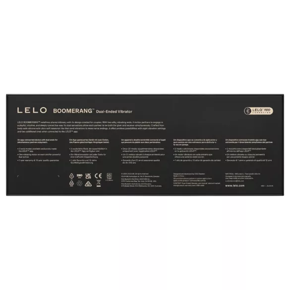 LELO Boomerang - wibrator dwustronny (fioletowy)