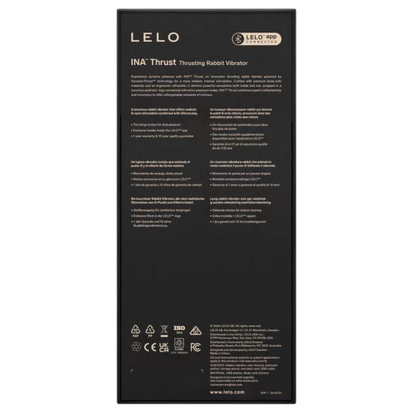 LELO - INA Thrust wypychający wibrator króliczek (fioletowy)