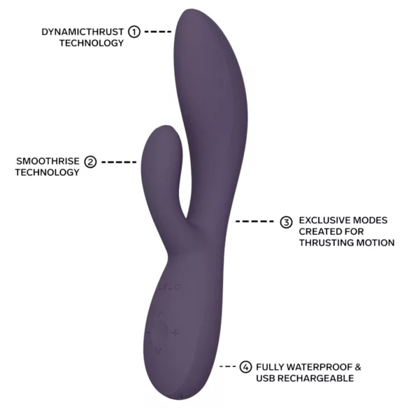 LELO - INA Thrust wypychający wibrator króliczek (fioletowy)