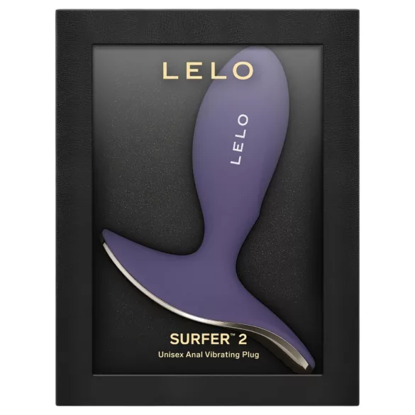 LELO Surfer - wibrujący korek analny sterowany aplikacją (fioletowy)
