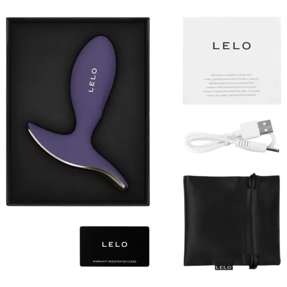 LELO Surfer - wibrujący korek analny sterowany aplikacją (fioletowy)