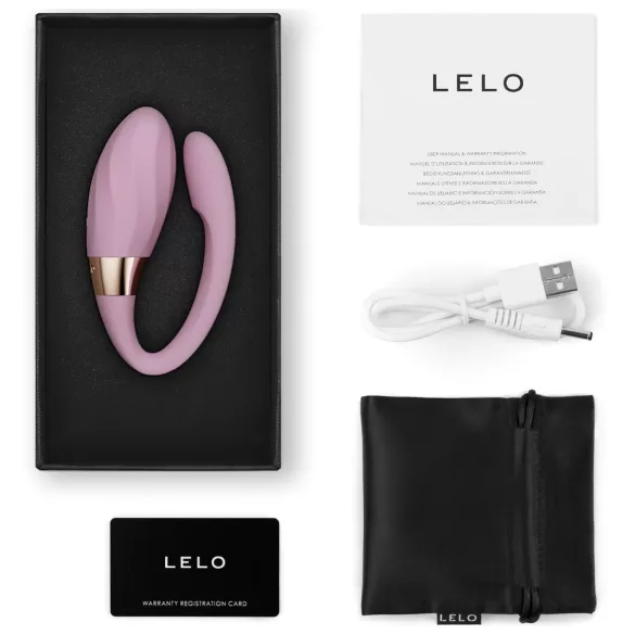 LELO Tiani Twist - wibrujący masażer dla par sterowany aplikacją (różowy)