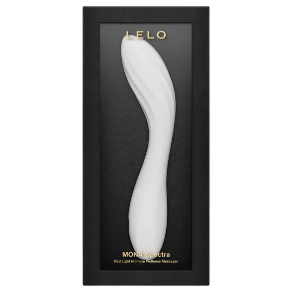 LELO Mona Spectra - inteligentny wibrator na punkt G z diodą LED (biały)