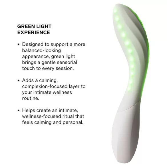 LELO Mona Spectra - inteligentny wibrator na punkt G z diodą LED (biały)