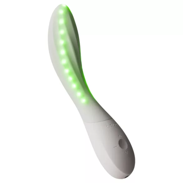 LELO Mona Spectra - inteligentny wibrator na punkt G z diodą LED (biały)