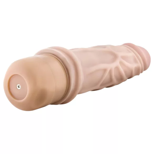 Dr. Skin Vibe No.3 - realistyczny wibrator - skóra naturalna - beżowy