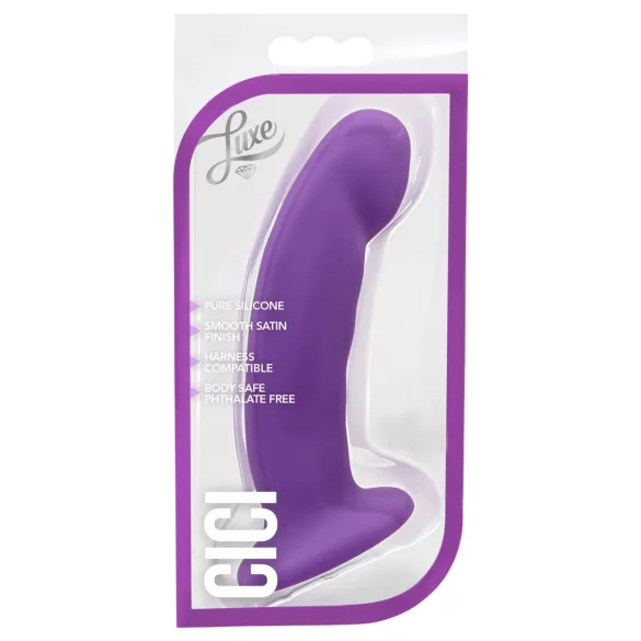Blush Luxe - silikonowy dildo (fioletowy)