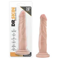 Dr. Skin - dildo realistyczne z przyssawką - cielisty 19 cm