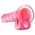 B Yours Sweet N Hard 4 - dildo z jądrami - 18 cm - różowy