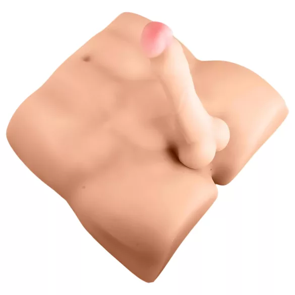Blush X5 Rough Rider - masturbator męski - tors mężczyzny - kolor naturalny
