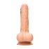 RealRock - dildo realistyczne z jądrami - 17 cm - kolor naturalny