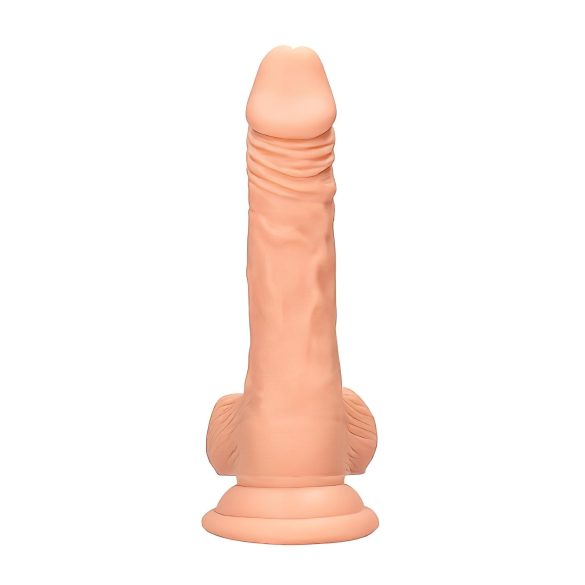 RealRock - dildo realistyczne z jądrami - 17 cm - kolor naturalny