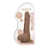 RealRock - realistyczny dildo z jądrami - 17 cm - ciemny kolor