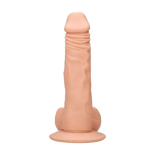 RealRock - dildo realistyczne z jądrami - 20 cm - kolor naturalny