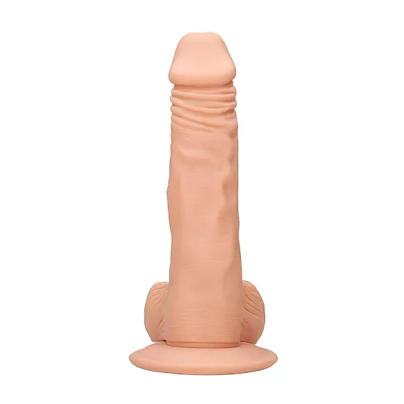 RealRock - dildo realistyczne z jądrami - 20 cm - kolor naturalny