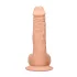 RealRock - dildo realistyczne z jądrami - 20 cm - kolor naturalny
