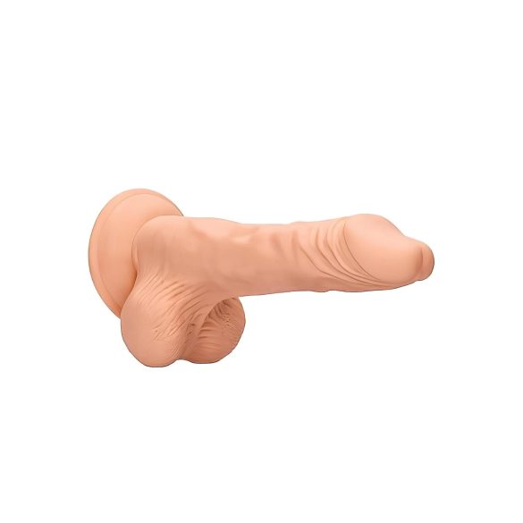 RealRock - dildo realistyczne z jądrami - 20 cm - kolor naturalny