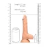 RealRock - dildo realistyczne z jądrami - 20 cm - kolor naturalny