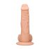RealRock Dong 10 - realistyczny, dildos z jądrami (25 cm) - naturalny