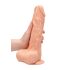 RealRock Dong 10 - realistyczny, dildos z jądrami (25 cm) - naturalny