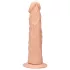 RealRock - realistyczny dildos - 17 cm - beżowy