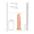 RealRock - realistyczny dildos - 17 cm - beżowy