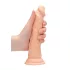 RealRock - realistyczny dildos - 17 cm - beżowy