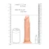 RealRock - dildo realistyczne - 20 cm - kolor naturalny