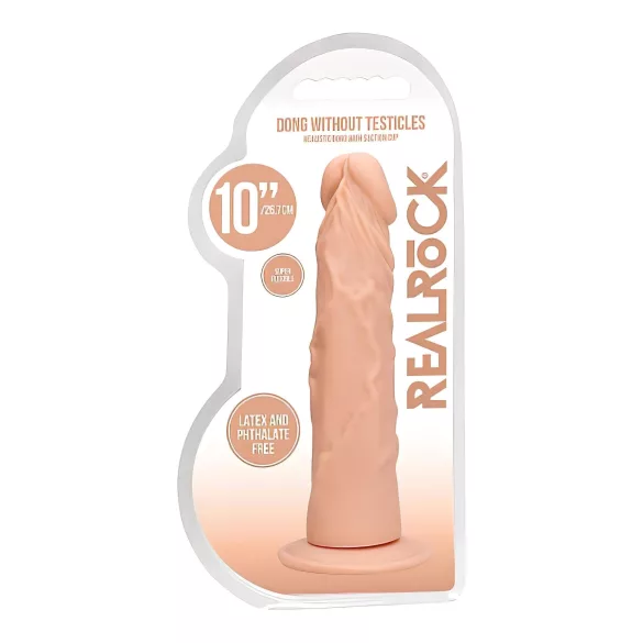 RealRock - dildo realistyczne - 25 cm - kolor cielisty