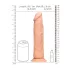 RealRock - dildo realistyczne - 25 cm - kolor cielisty