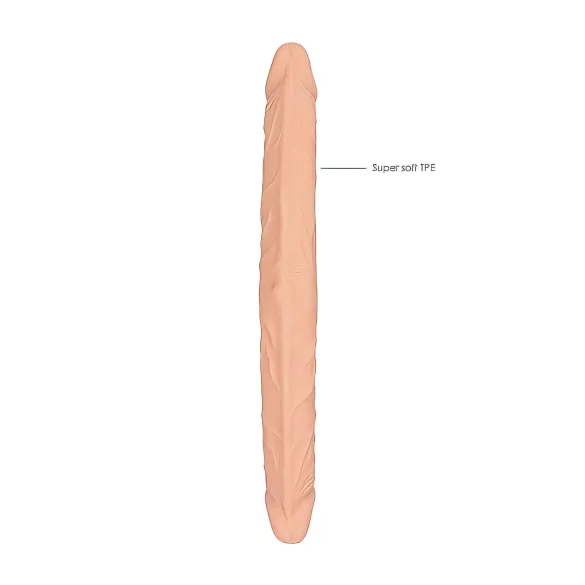 RealRock - podwójne dildo - 36 cm - naturalny