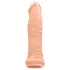 RealRock - nakładka na penisa - wydłużenie 17 cm - kolor naturalny