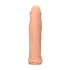 RealRock - nakładka na penisa - wydłużenie 17 cm - kolor naturalny