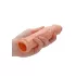 RealRock - nakładka na penisa - wydłużenie 17 cm - kolor naturalny