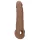 RealRock - nakładka na penisa - 21,5 cm - ciemny naturalny