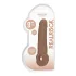 RealRock - nakładka na penisa - 21,5 cm - ciemny naturalny