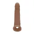 RealRock - nakładka na penisa - 21,5 cm - ciemny naturalny