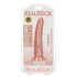 RealRock Slim - dildo realistyczne - 15,5 cm - kolor naturalny