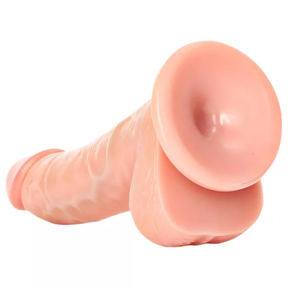 RealRock - dildo z przyssawką - realistyczny - 15,5 cm - kolor naturalny