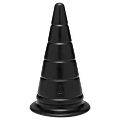   Doc Johnson TitanMen Anal Stretcher - stożkowy analny plug rozpychający (czarny) - 15 cm