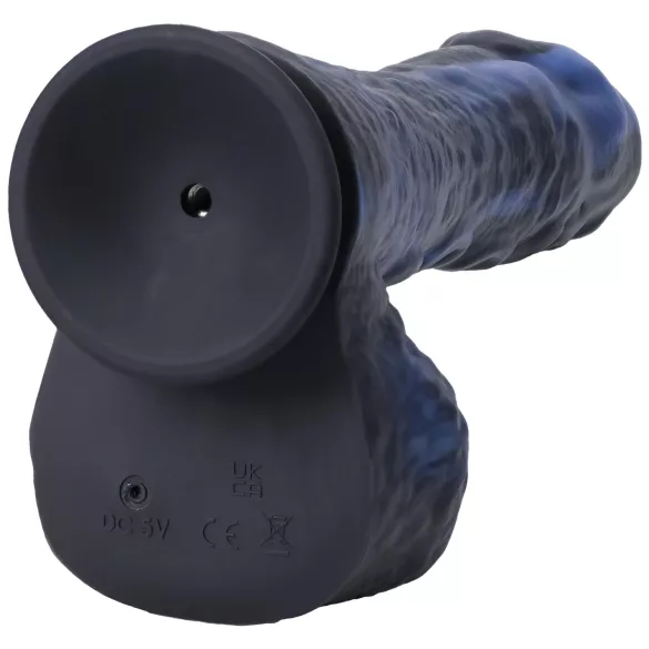 Doc Johnson Mini F-Machine Tendril - wibrujący stymulator z pilotem - niebieski